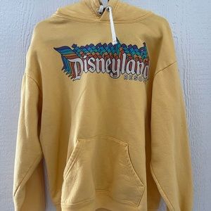 Size medium yellow Disneyland sweatshirt